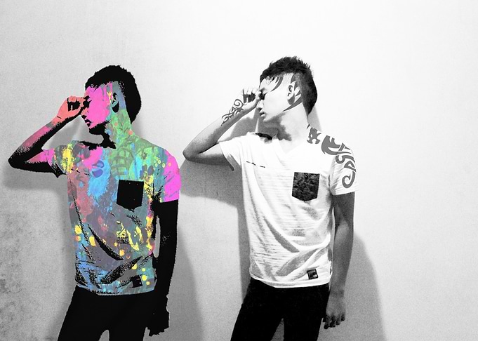 Colored Masking Tattoo Clr