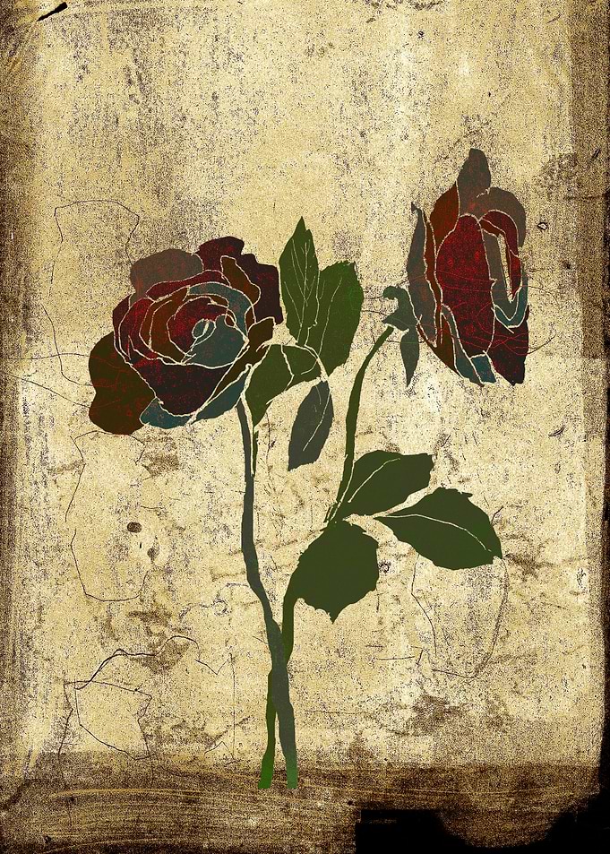 2 roses