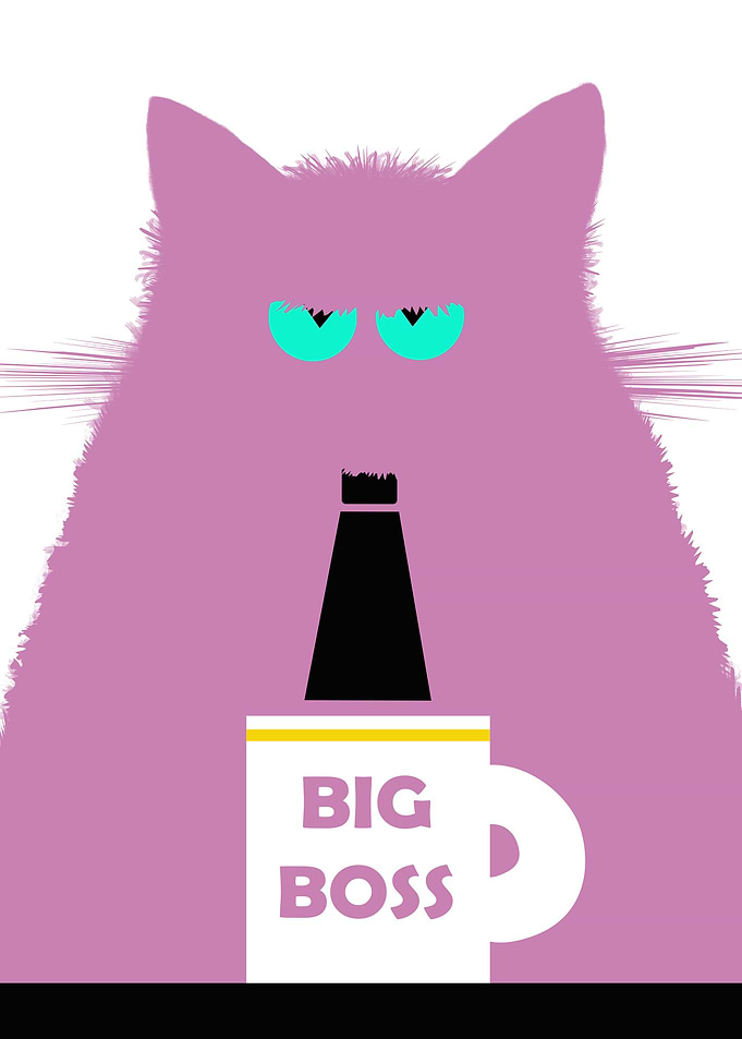 Big Boss Lilac Cat
