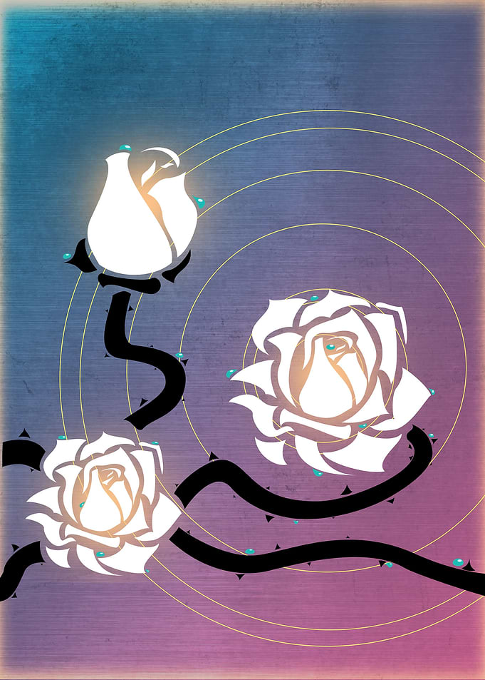 Metallic Rose