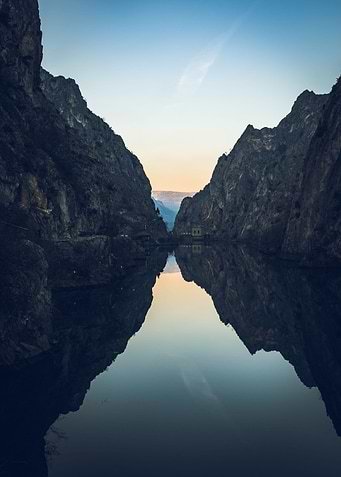 Lake amongst Mountains