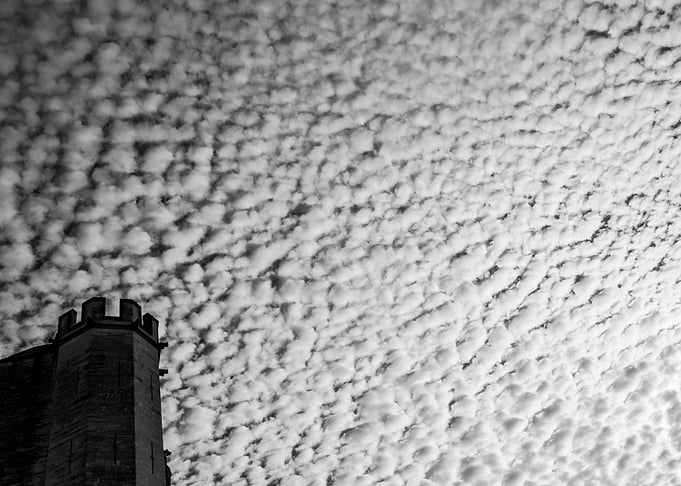 Cloud and tower