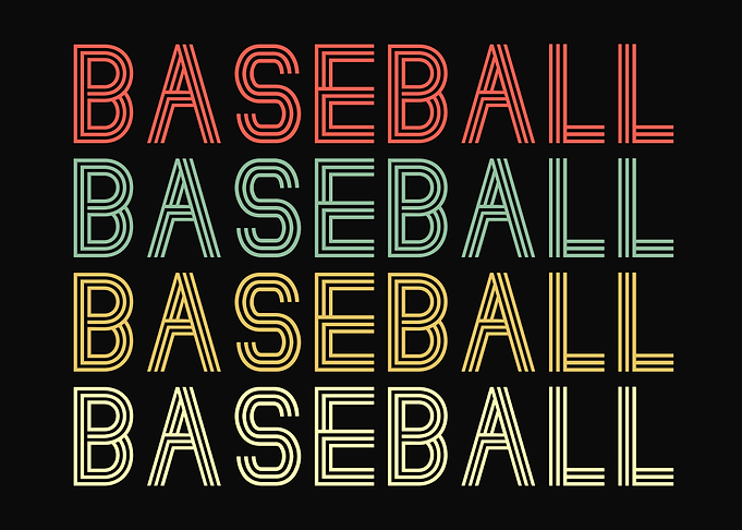 Vintage Retro Baseball