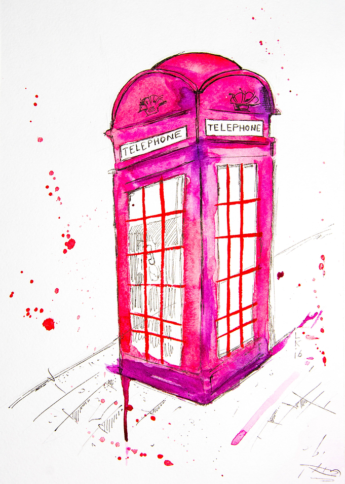 London phone box