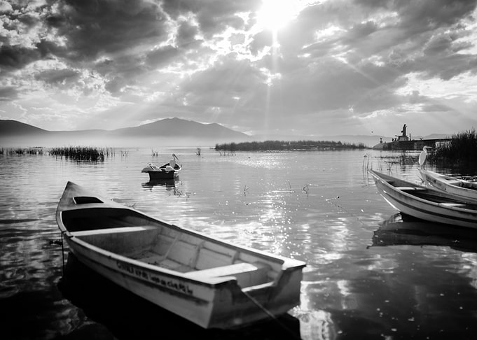 Sunset on Chapala Lake