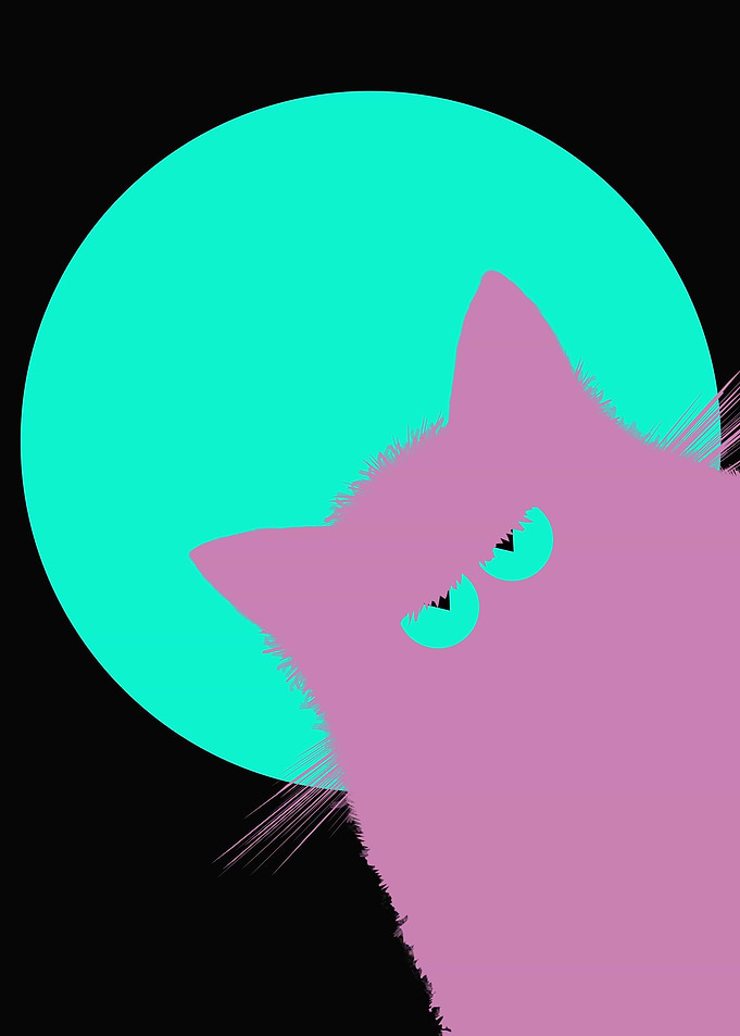 Blue Moon Lilac Cat