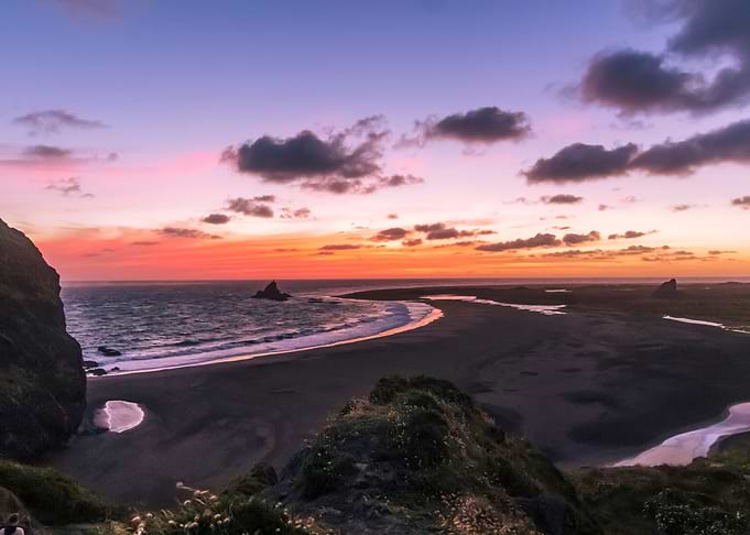 New Zealand Whatipu Beach