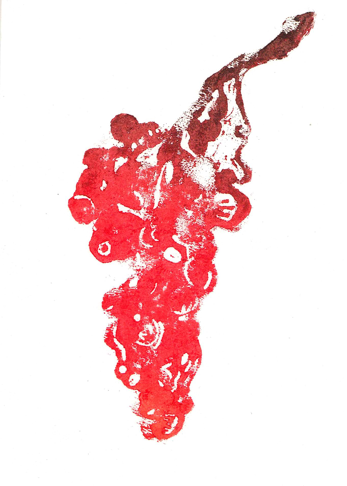 red grapes