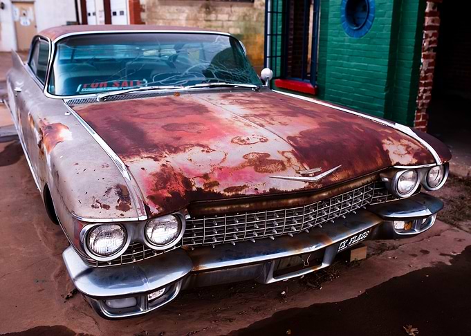 Rusty red