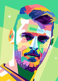 David De Gea In WPAP ART