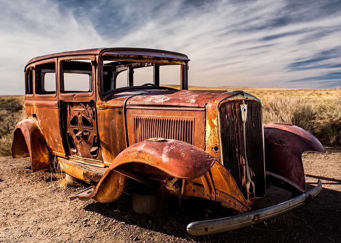 Rusty car