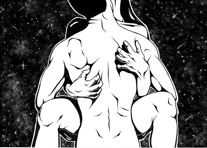 Between the stars