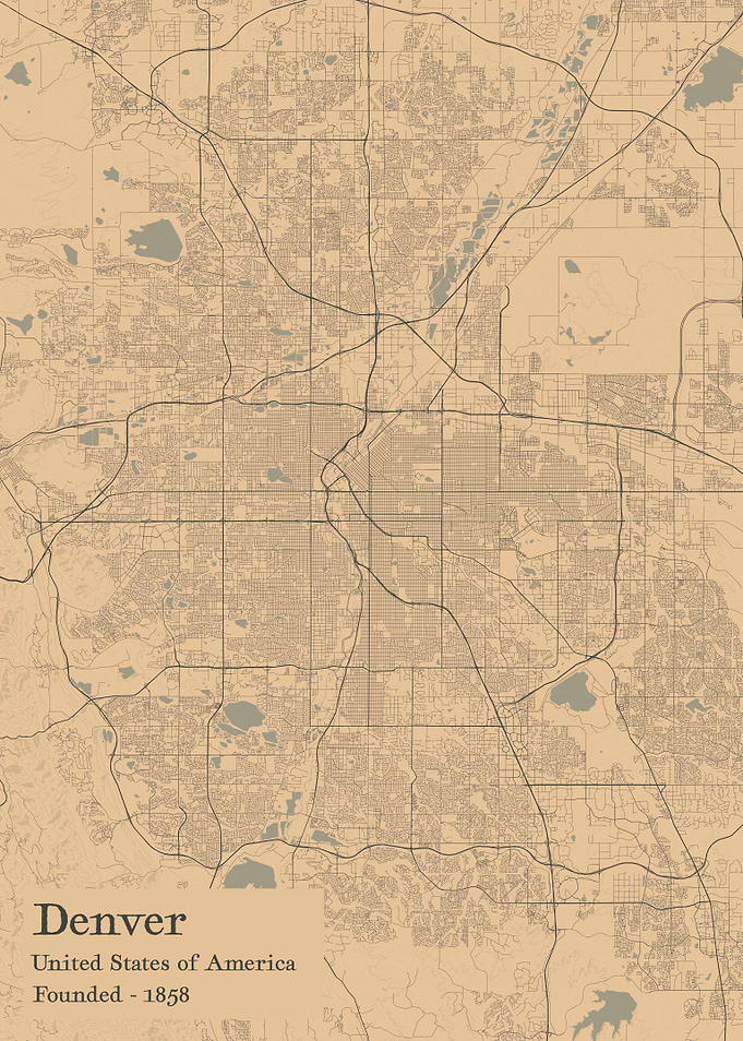 Denver city map