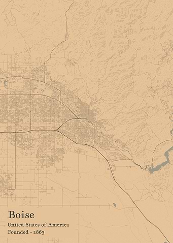 Boise city map