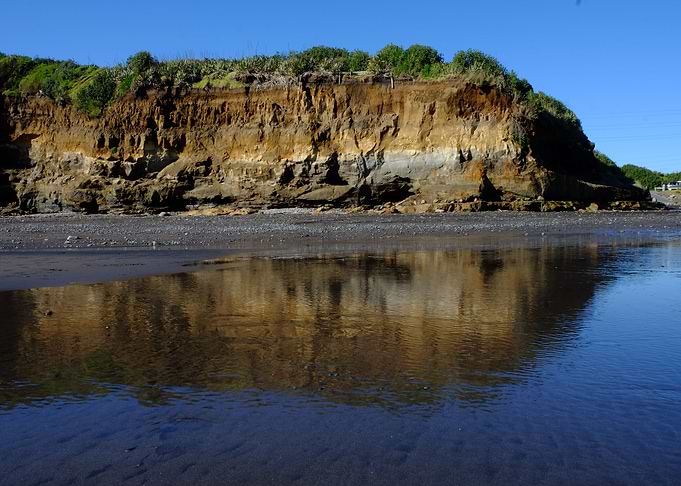 Back Beach Reflections