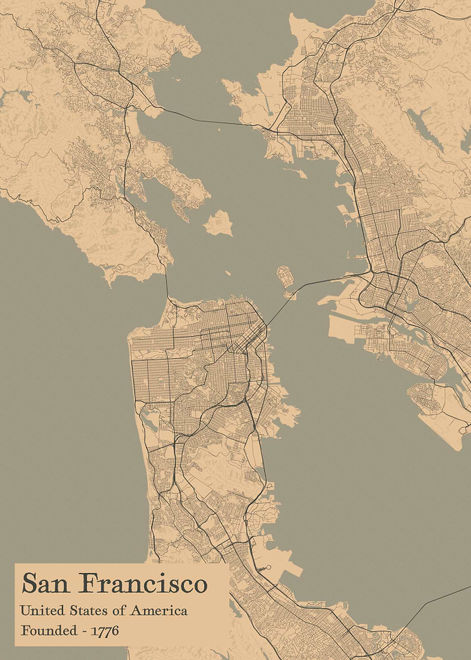 San Francisco city map