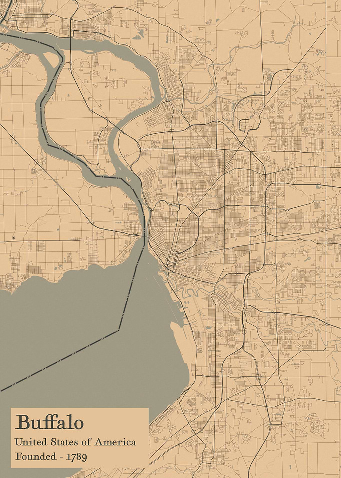 Buffalo city map