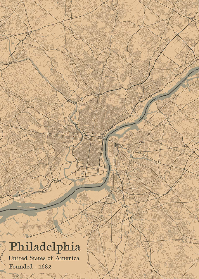 Philadelphia city map