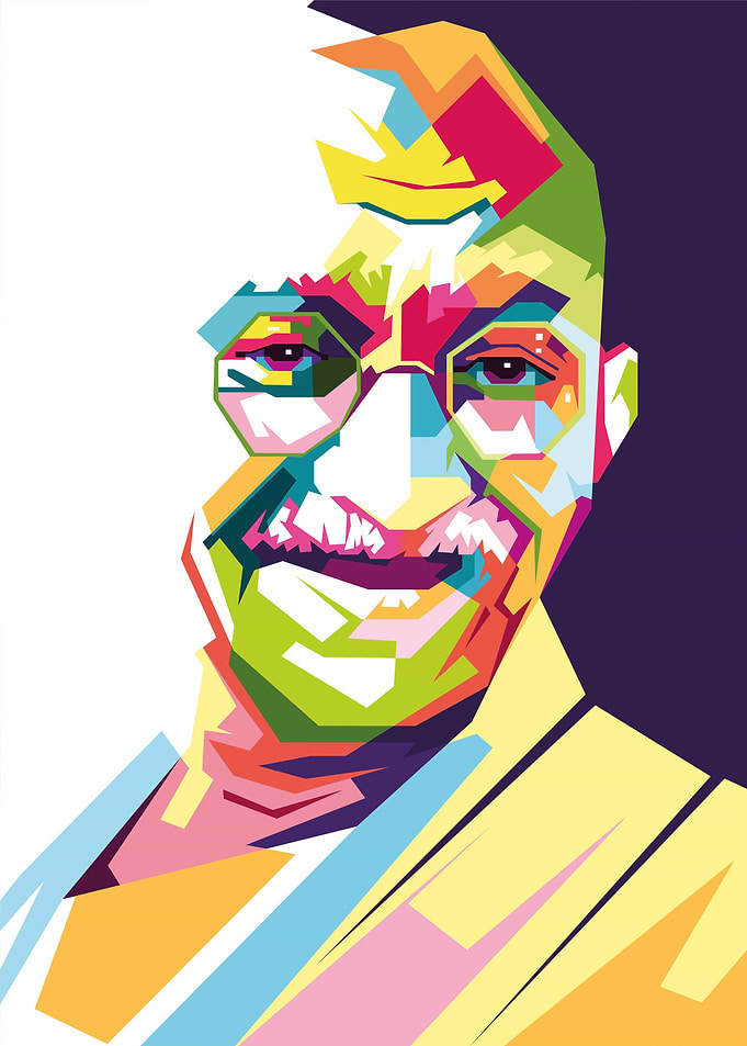 Mahatma Gandhi WPAP ART