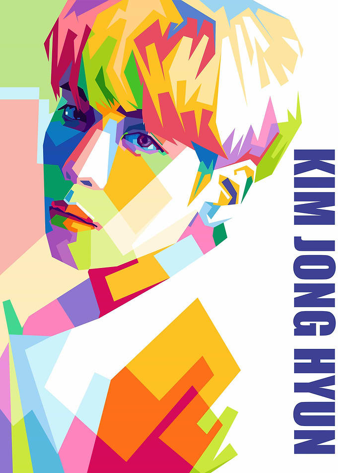 Kim Jong Hyun WPAP POP ART