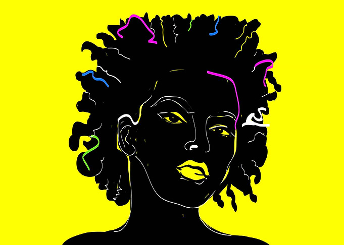 African girl