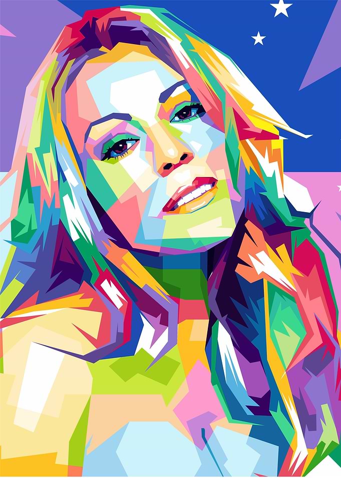Mariah Carey WPAP Pop Art