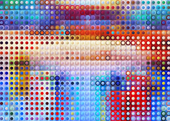 mix of colored circles