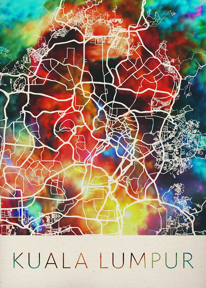 Kuala Lumpur Watercolor
