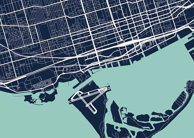 Toronto City Map Tile 6