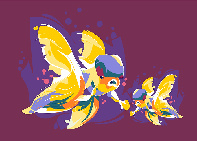 Pop Art Fish Maskoki