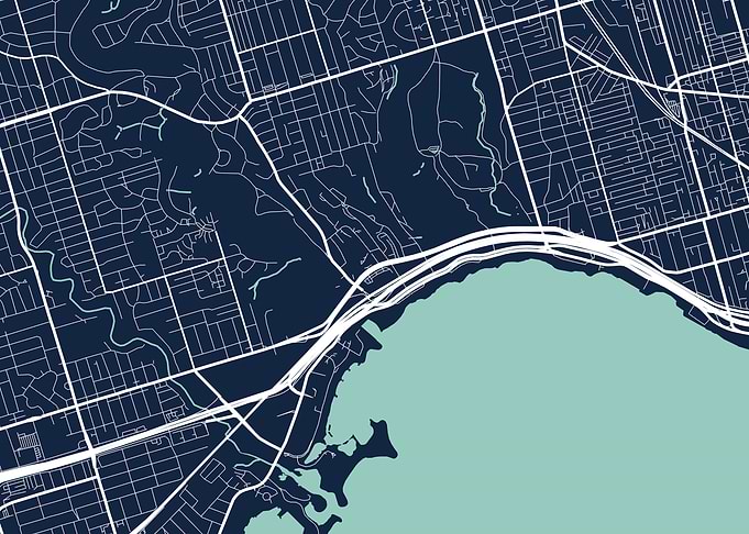 Toronto City Map Tile 7