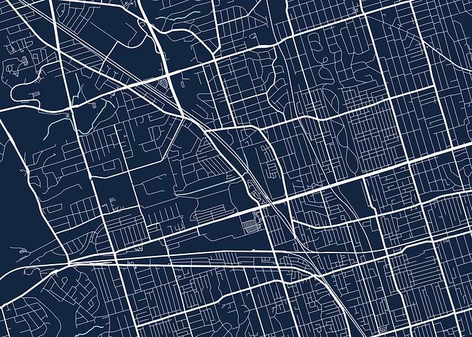 Toronto City Map Tile 2