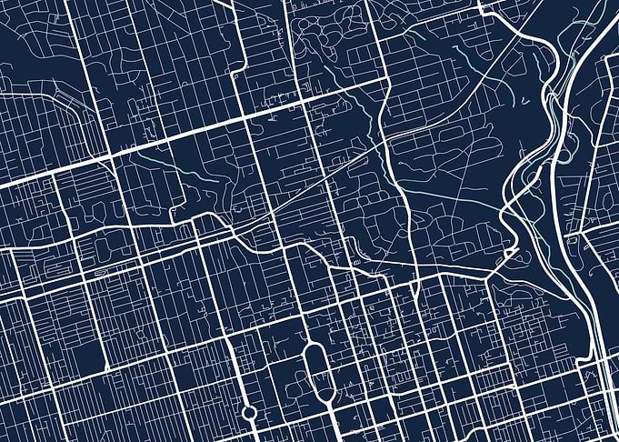 Toronto City Map Tile 3