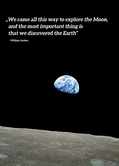 Earthrise Apollo 8 Quote