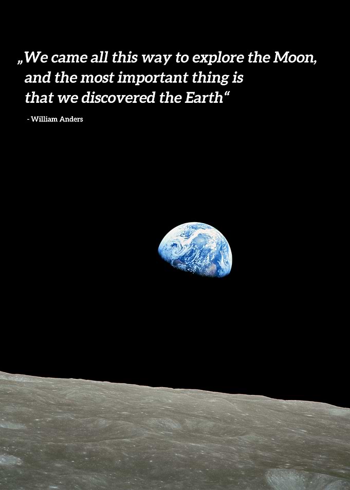Earthrise Apollo 8 Quote