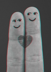 Funny Love Glithc Effect