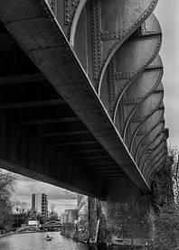 Riveted Railway bridge