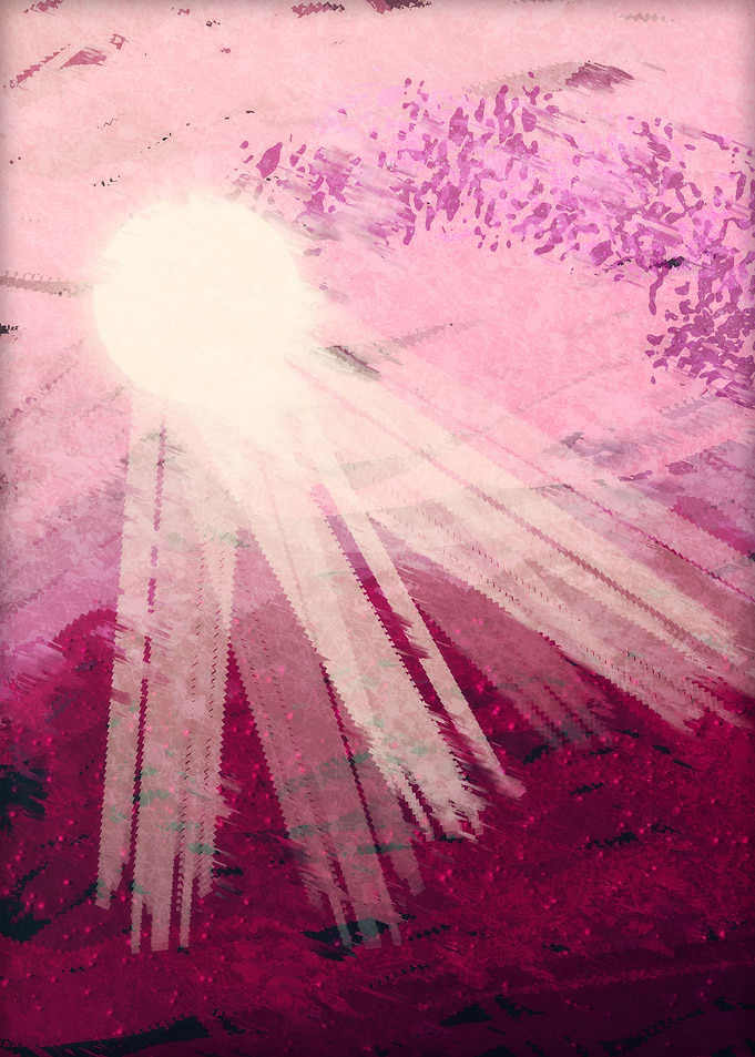 Cherry Blossom Sea Sunrise