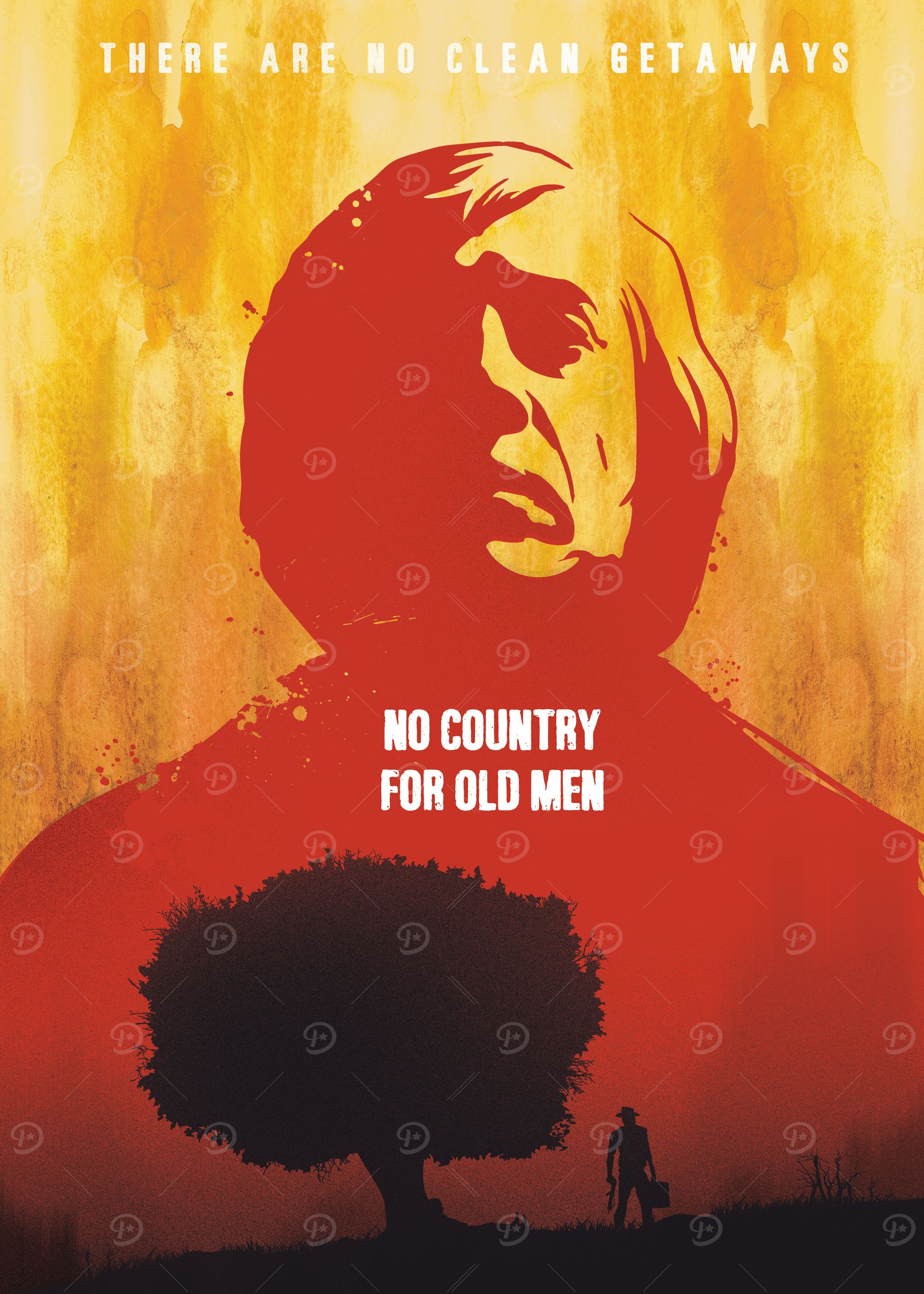 No Country for old men art