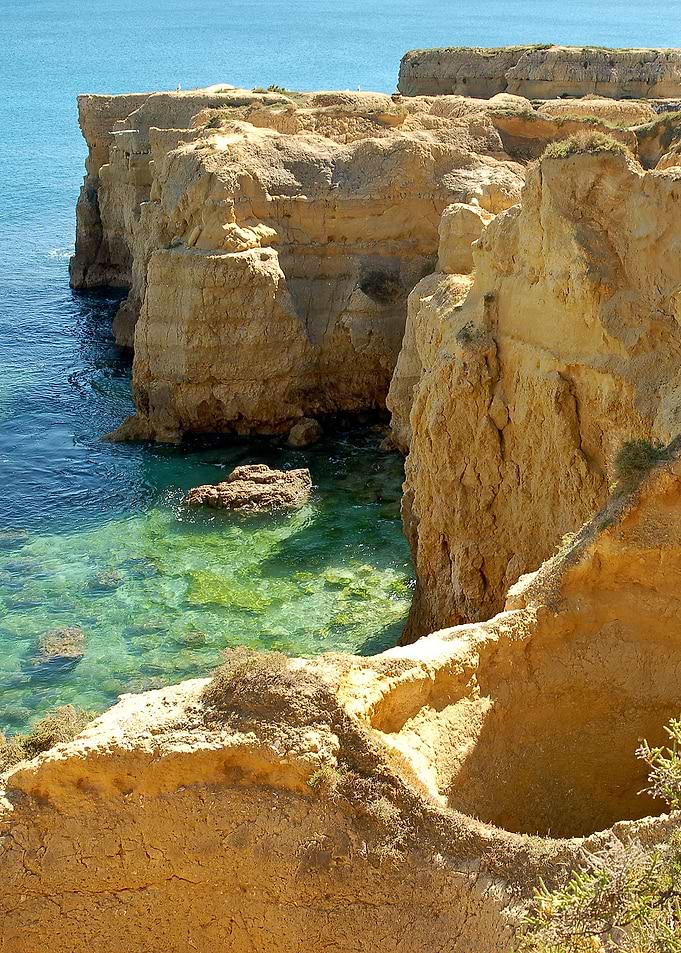 Algarve Sandstone cliffs
