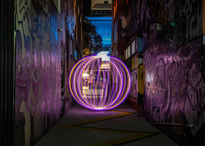 Lightpainted Orb