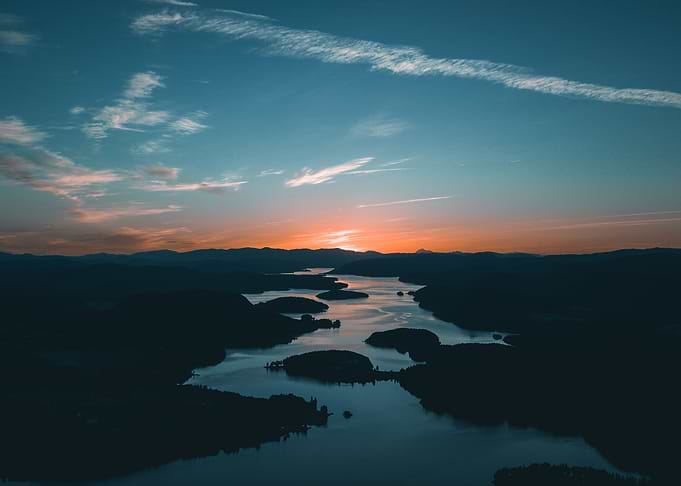Landscape dawn