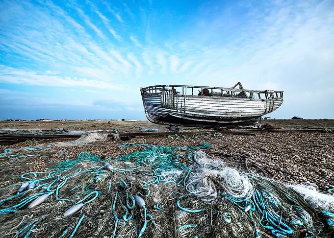 Broken boat