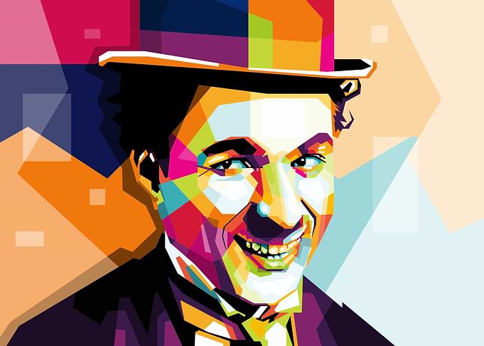 Chaplin WPAP style