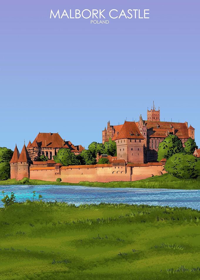 Malbork Castle in Poland