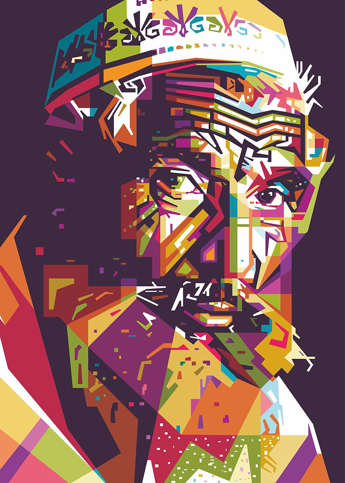 Old Men Pop Art Wpap