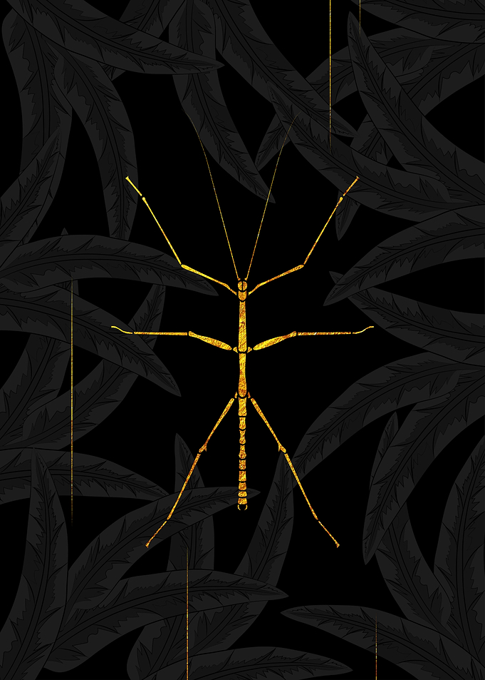 Golden Walking Stick