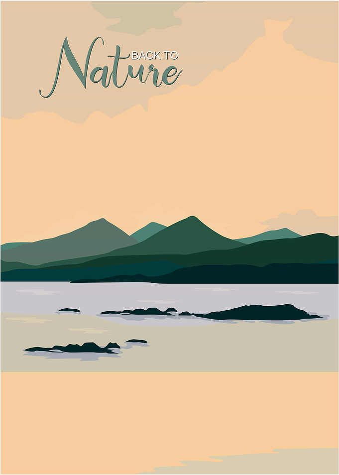Back To Nature Flat Design