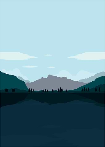 Scenery Flat Design