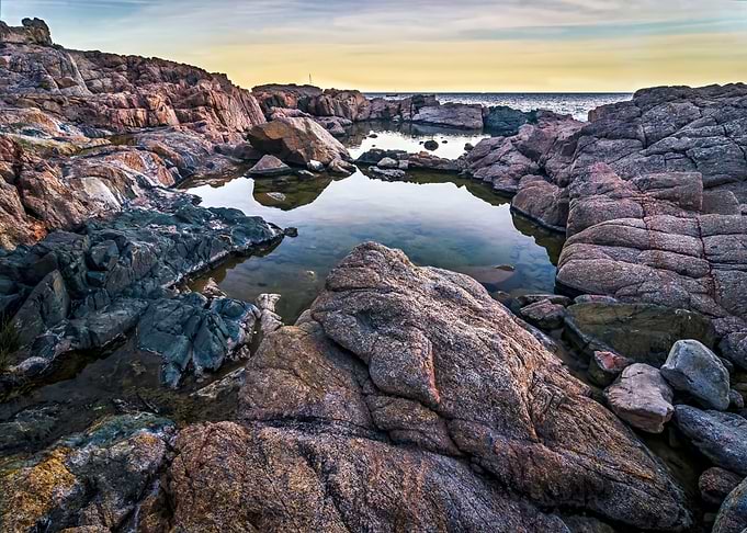 Rocks on the beach